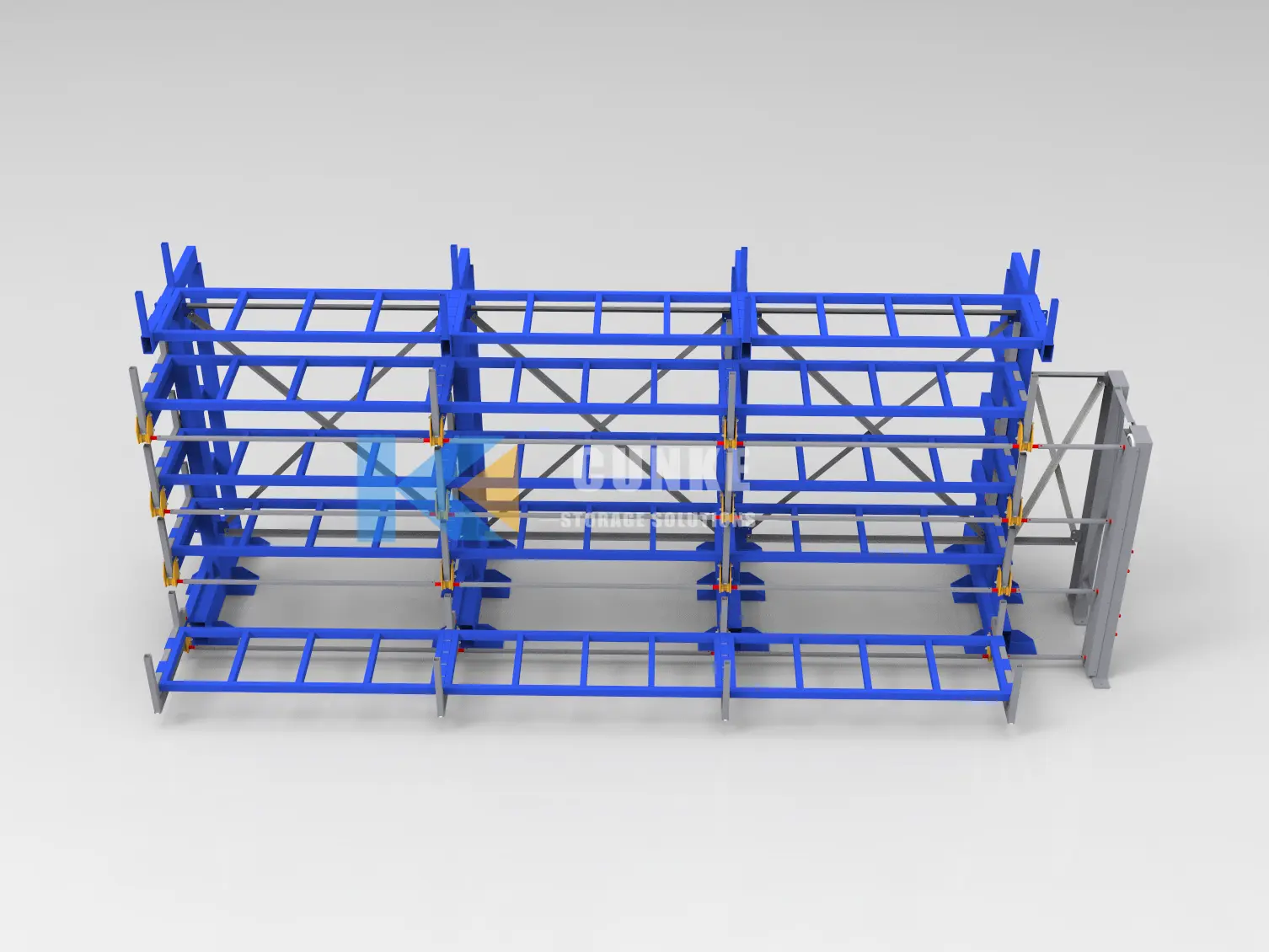 Heavy-Duty Roll-Out Cantilever Rack