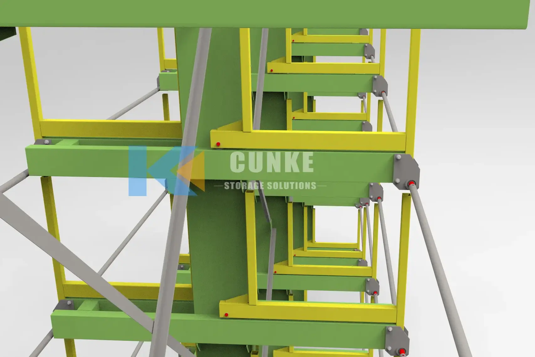 Roll-Out Pipe Rack For Overhead Crane Access
