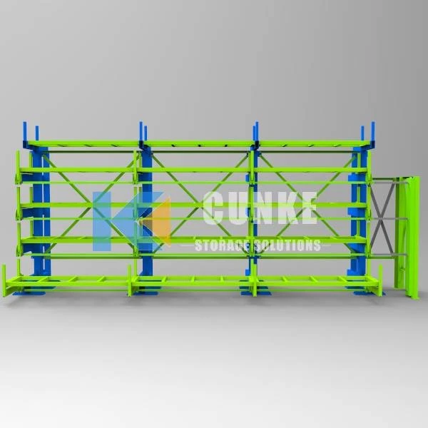 Roll-Out Flat Bar & Strip Steel Rack