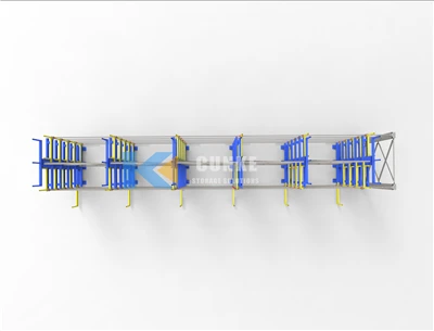 Roll-Out Rebar Storage Rack